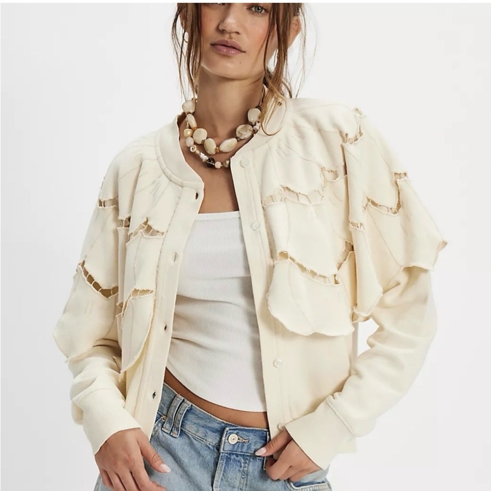 Free people Fluttercape Sweatshirt